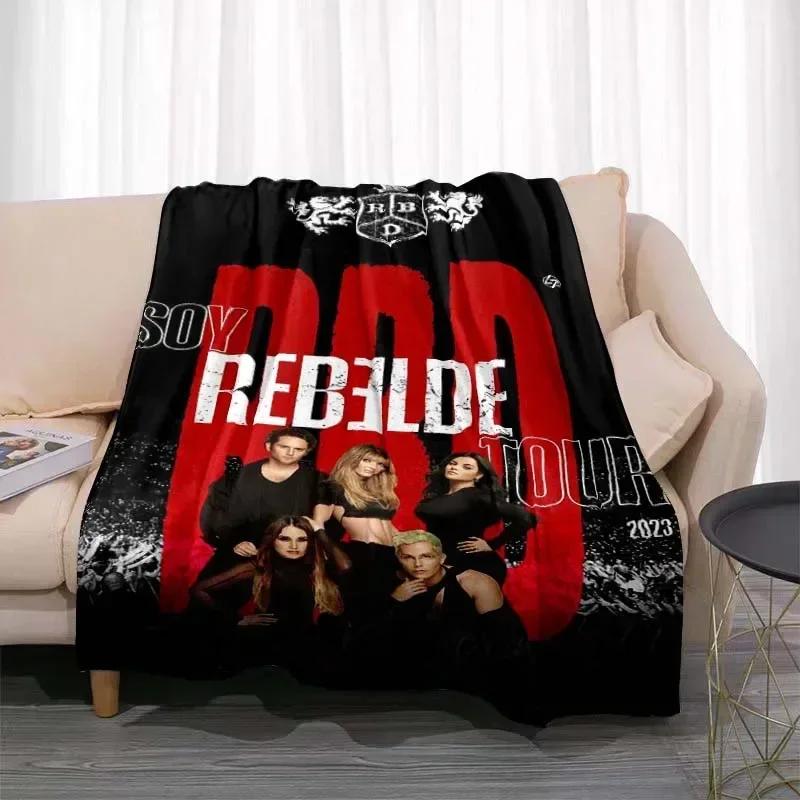 Mexico POP Band RBD Rebelde Printed Blanket Picnic Blankets Warm Blanket Soft and Comfortable Blanket Home Travel Birthday Gift