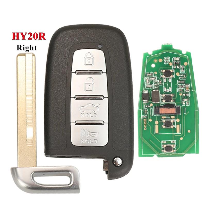 4 Button Smart Remote Key 433Mhz ID46 For Kia Forte Soul Rio Borrego Sorento Optima Hyundai I30 IX35 Sonata Genesis Equus