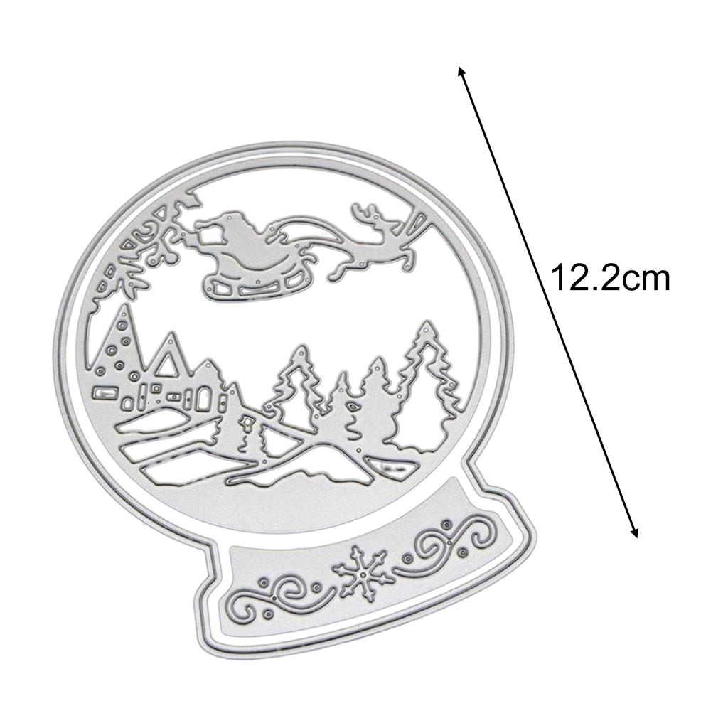 Christmas Sleigh Metal Cutting Dies DIY Scrapbooking Paper Cards Album Stencil