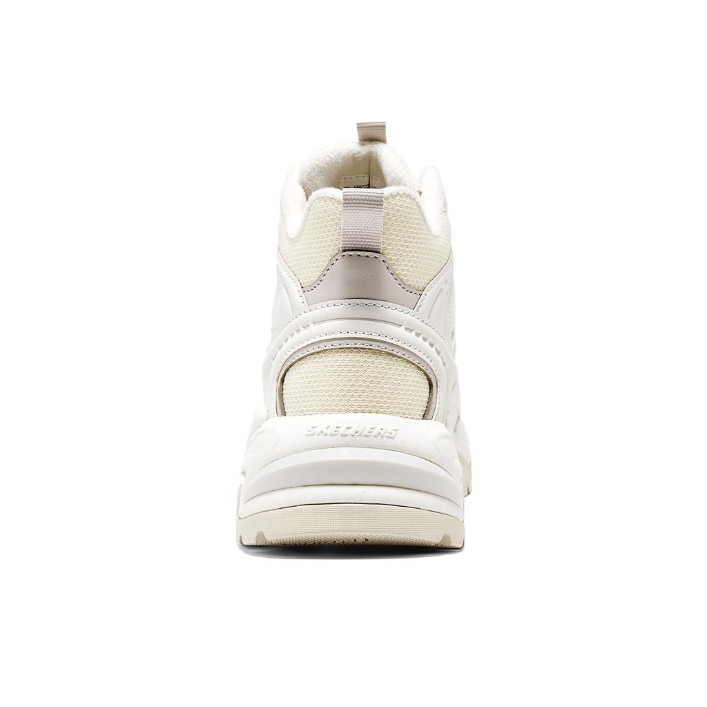 Skechers Comfortable Versatile Durable Breathable Supportive Warm Mid-Top Casual Shoes Women Sneaker White 168022-NTW