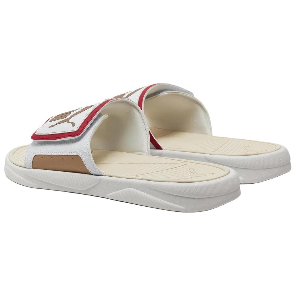 PUMA Royalcat Comfort Slides 'White Red Gold' Men's 395423-01