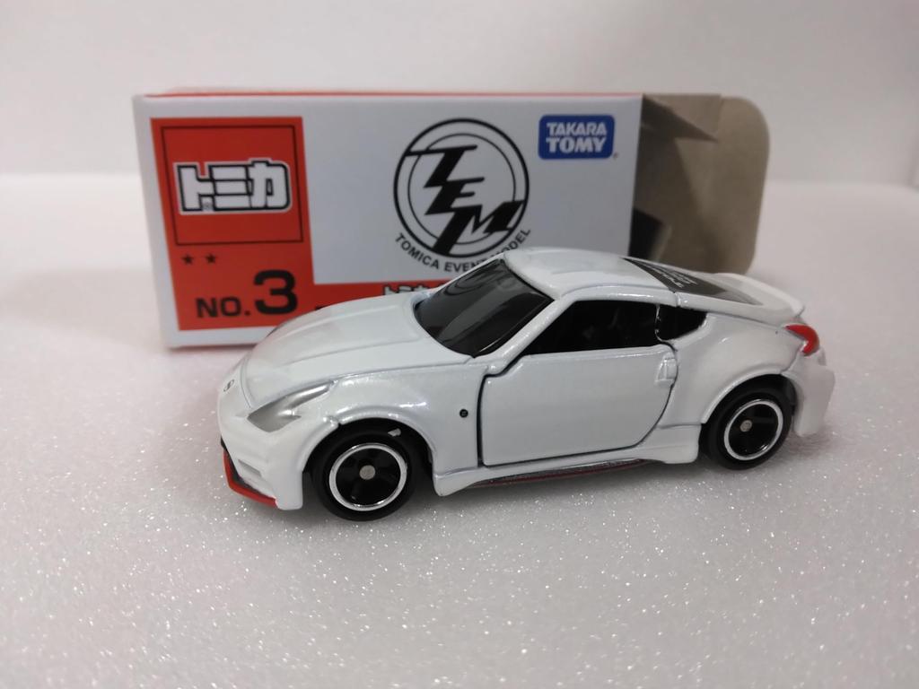 Tomica Event Model 3 Nissan Fairlady Z Made in Diecast Car No. White, Vietnam,