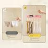 6 Clips Folding Clothes Hangers Non-slip Lightweight Travel Clothes Clips Easy To Use Windproof Portable Clothes Drying Rack
