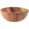 Yosoo Solid Wood Bowl, Acacia Wood Salad Soup Dining Bowl, Natural Hand-Made Classic Large Round, Kitchen Utensils (20 * 7 cm / 7.9 * 2.8 inch)