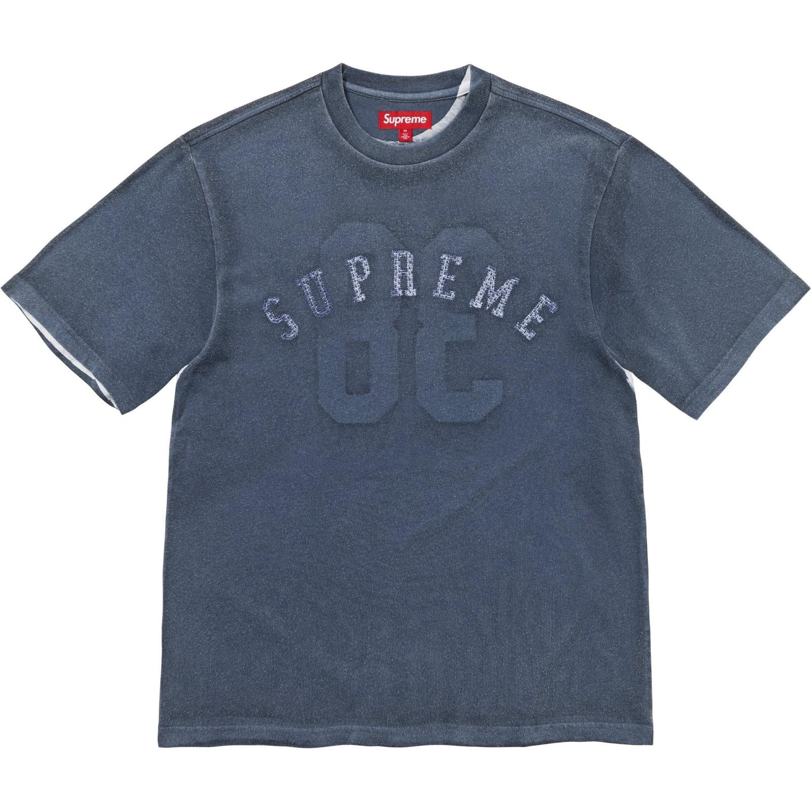 Supreme Overprint S/S Top Navy M
