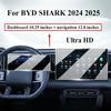 Cristal Templado Para BYD SHARK 2024 2025 Pantalla Táctil Central de Medios de Entretenimiento de Navegación del Interior del Coche Película Protectora