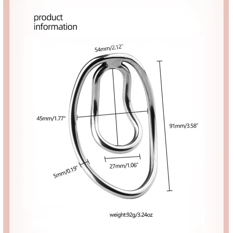 Hollow Fw-Clip oculto para pene, bloqueo de castidad, bragas masculinas, Dispositivo de Castidad, Clip de entrenamiento de vagina falsa, jaula para pene, juguetes sexys para hombres, juguete sexual