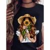 Maycaur Hot Sales Printed Female Tshirt Women Fashion Graphic Printed T-Shirt Harajuku Korean Style Short Sleeves Clothes Female