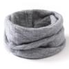 100% Pure Cashmere Plaid Neck Warmer - Thick, Warm, Knitted Scarf