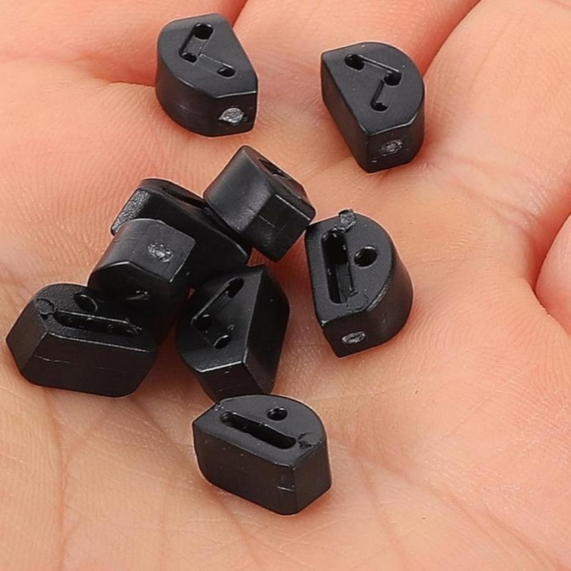 12Pcs Classical Guitar String Retainer Guitar String Ties Bridge Beads Guitar Rollers String Trees for Folk Guitar