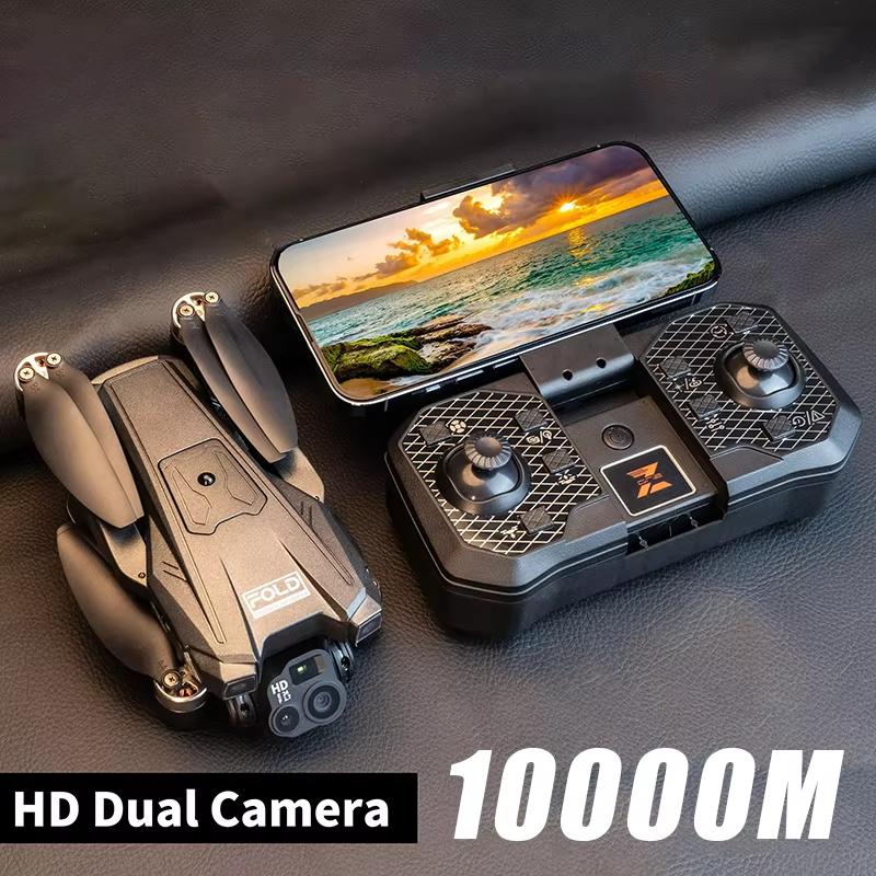New YK8 Mini Drone 8K ESC HD Wide Angle Camera Brushless Motor WIFI Optical Flow Positioning Obstacle Avoidance Drone Quadcopter Helicopter Toy