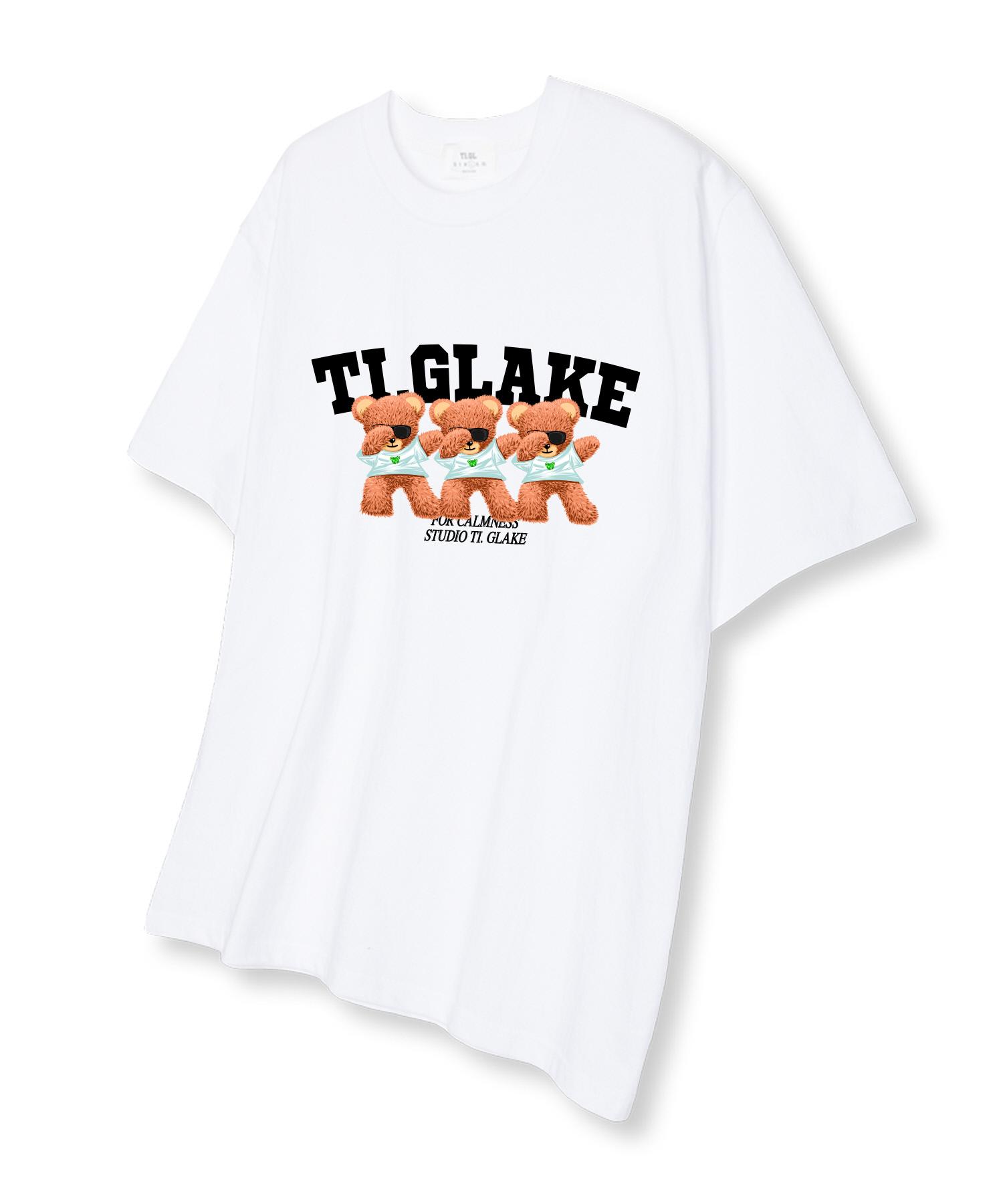 Tee Glake Swag Bear Short Sleeve T-Shirt White L