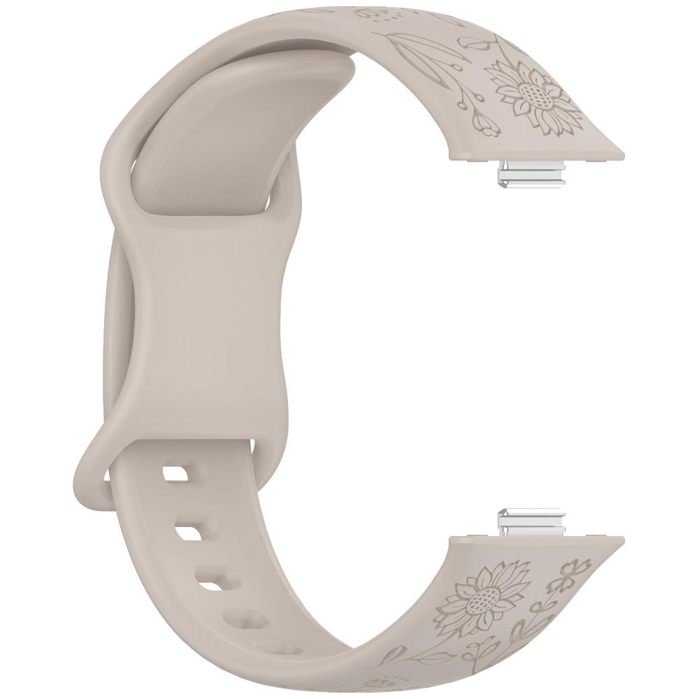 Silicone Engraved Women Strap For Huawei Fit5 5Pro Band Replacement Wristband for Huawei Fit4 4Pro 3 Bracelet Band Accessories