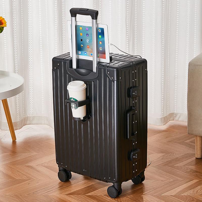 LTZ 836 Charging Aluminum Frame Hardshell Suitcase 20 inch