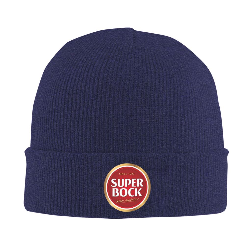 Super Bock Since 1927  Warm Knitted Cap Winter Knit Bonnet Hat Skullies Beanies Hip Hop Caps for Unisex
