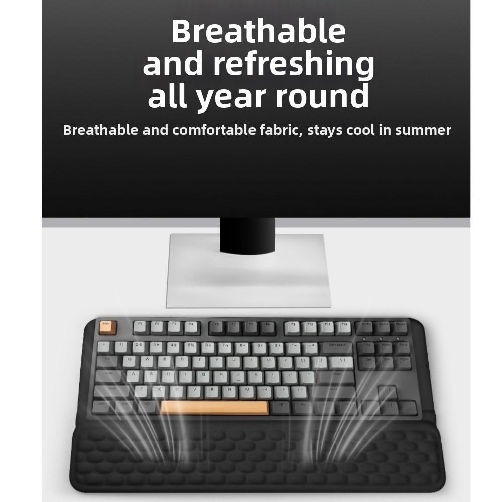 Non-Slip Ergonomic Computer Keyboard Stand Tilted Wrist Pad Easy Typing Wrist Rest Typing Work