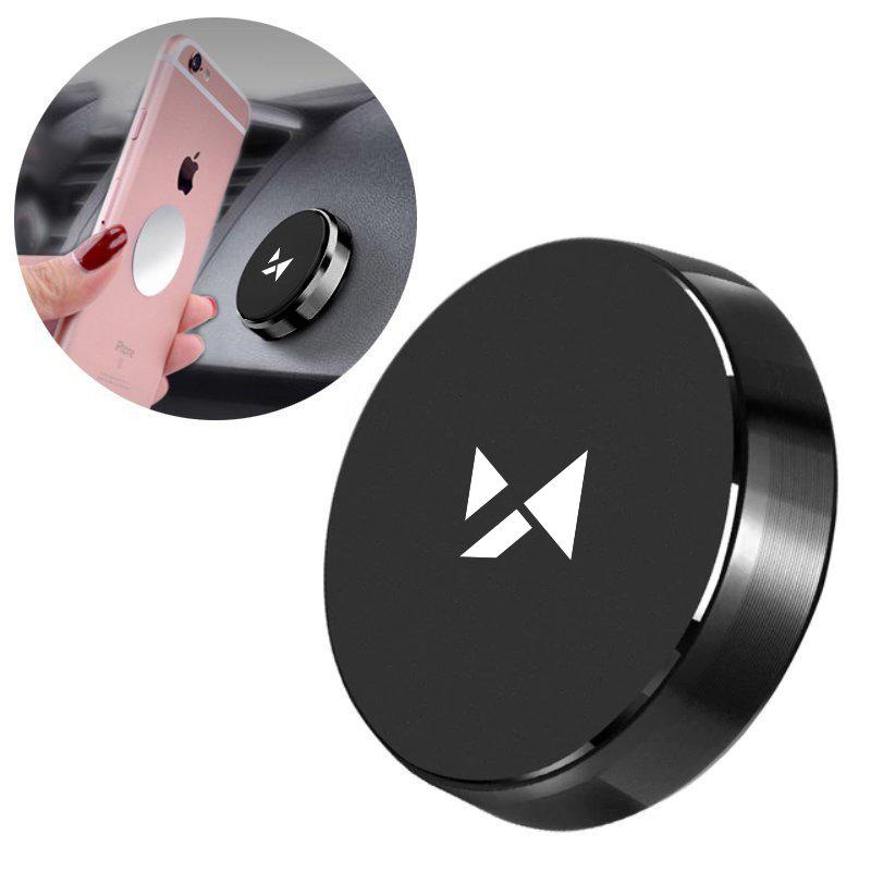 Magnetický držák na telefon do auta na palubní desku, černý