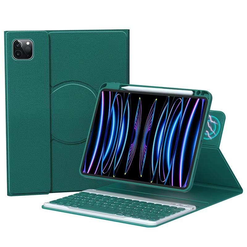 IPad Air 4 Case 11 Inch Pro 10th Gen Magnetic Detachable Bluetooth Keyboard 720 Rotating Flip Cover Shockproof Heat