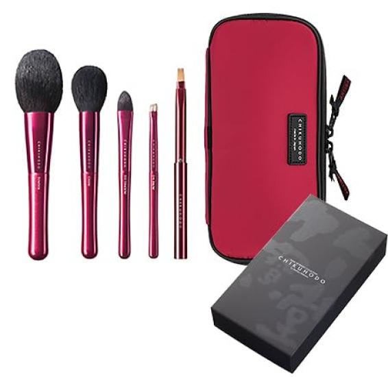 

Authentic Kumano Chikuhodo PASSION Series Makeup CHIKUHODO Passion Series Brushes, S-PS-5 5-Piece Set, Hiroshima, Brushes, фіолетовий