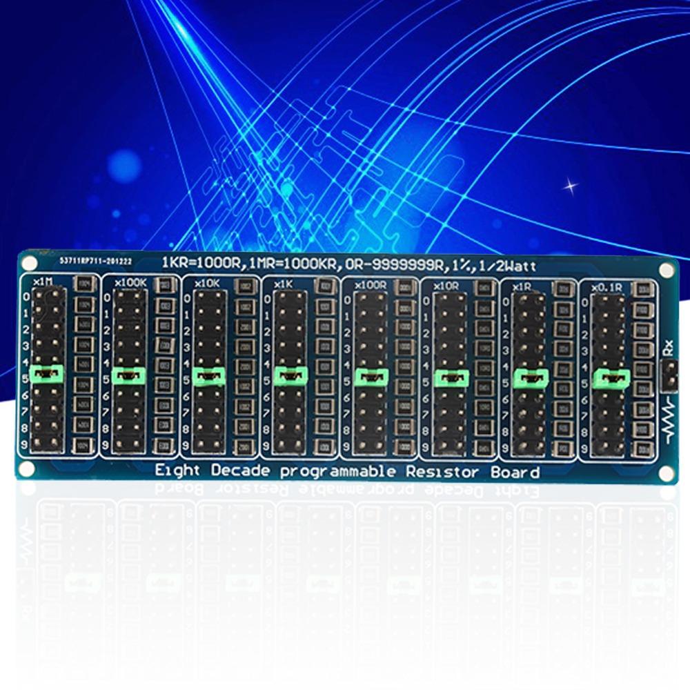 0.1R Accuracy Slide Resistor Board 0.1R - 9999999R Resistance Module  Laboratory Equipment
