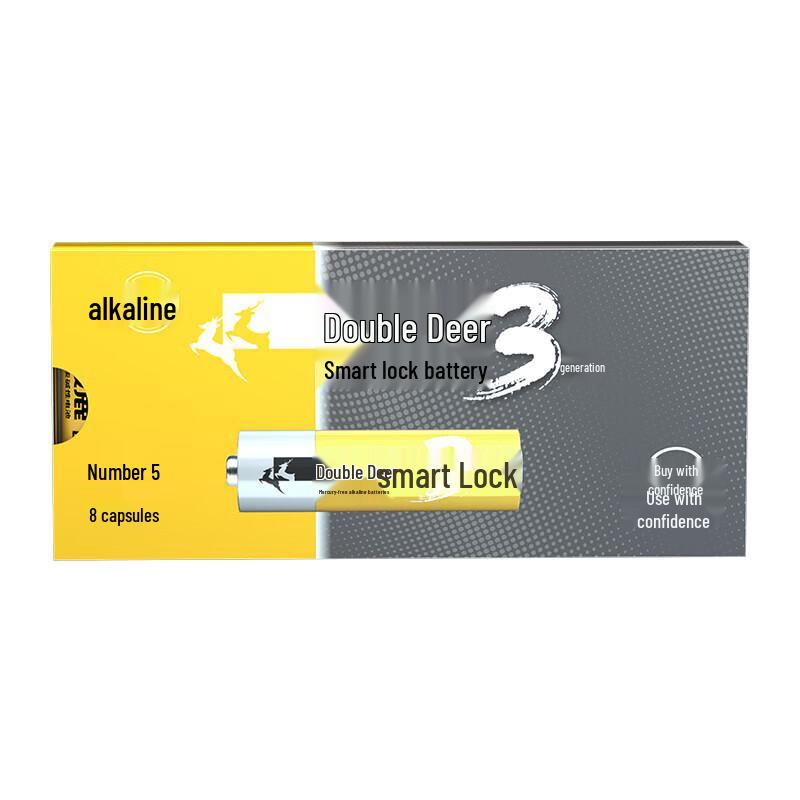 Shuanglu AA Alkaline Batteries for Smart Locks CN plug (adapter included)