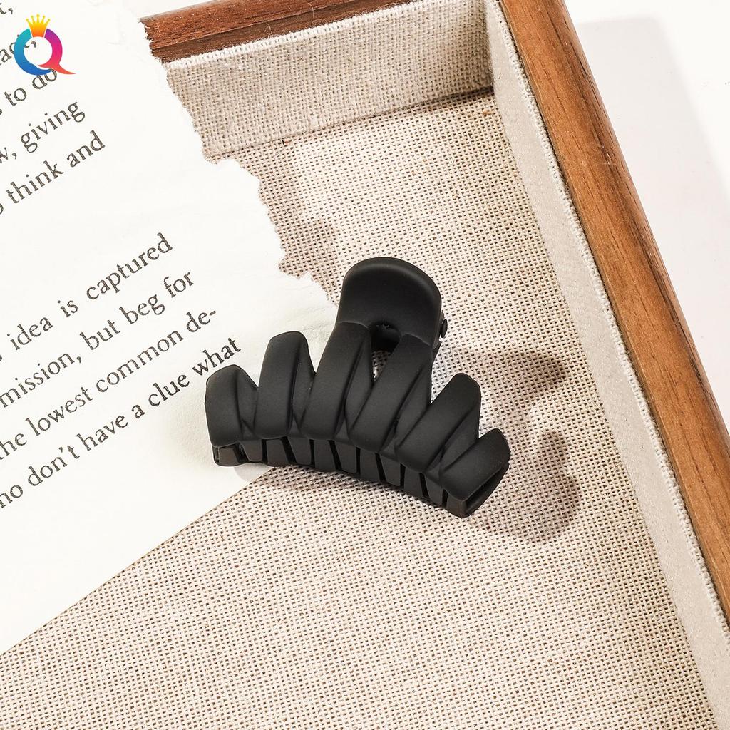 Ki Yue Korean Matte High Ponytail Small Claw Clip for Versatile Updo Hair Styling