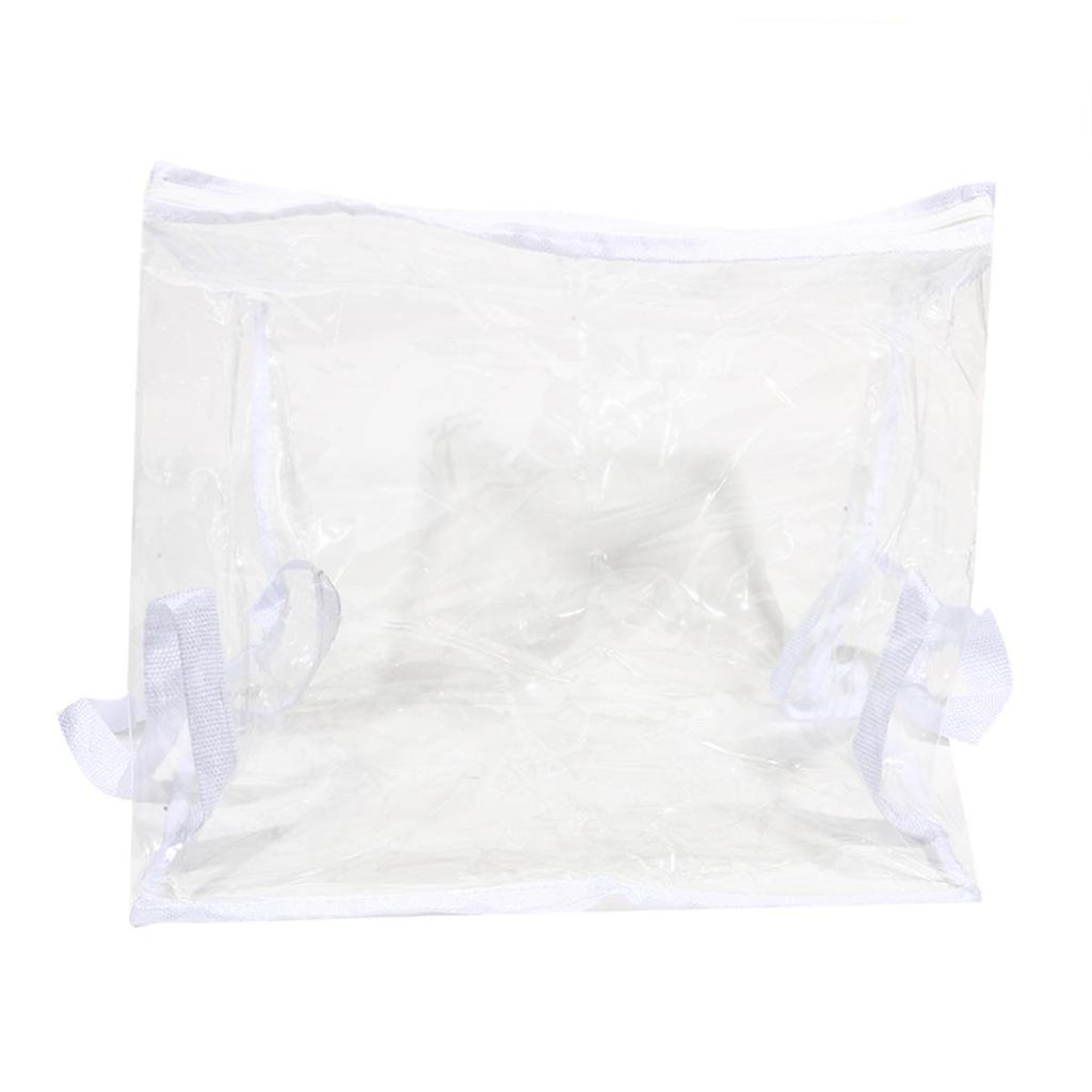 Multifunctionele Opbergtas voor Speelgoedpoppen Huishouden Grote Capaciteit Draagbaar Waterdicht Boek Sorteer Organizer PVC Opvouwbare Transparante Mand