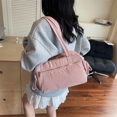 Canvas Bag Women's Large-capacity New Summer Versatile Shoulder Underarm Bag Premium Commuter Tote Bag