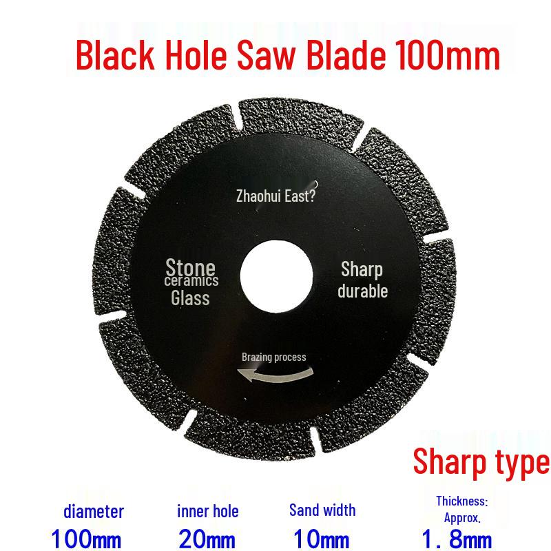 Brazed Diamond Saw Blade for Marble, Stone, Ceramic & Glass Cutting