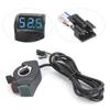 Electric Bike Thumb Throttle LCD Display Digital Battery Voltage Power Switch for Electric Vehicle