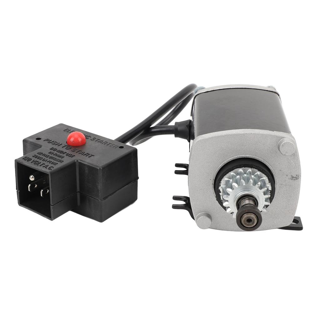 Starter Motor 41022030 16T Enhanced Torsion Excellent Sealing Engine Starter Motor Replacement for Tecumseh 8 10 12 HP