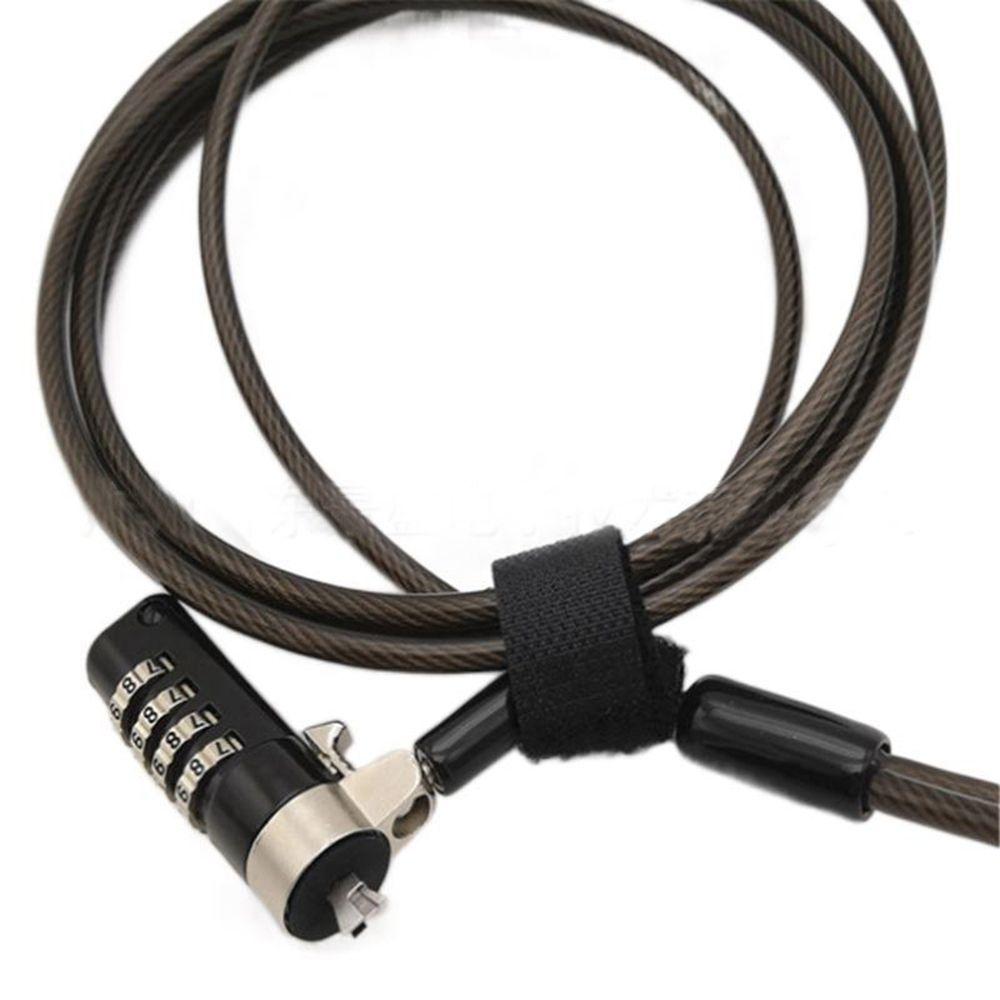 

Lock Password Computer Lock Laptop Computer Lock Protective Lock Computer Anti-theft Chain Lock чёрный