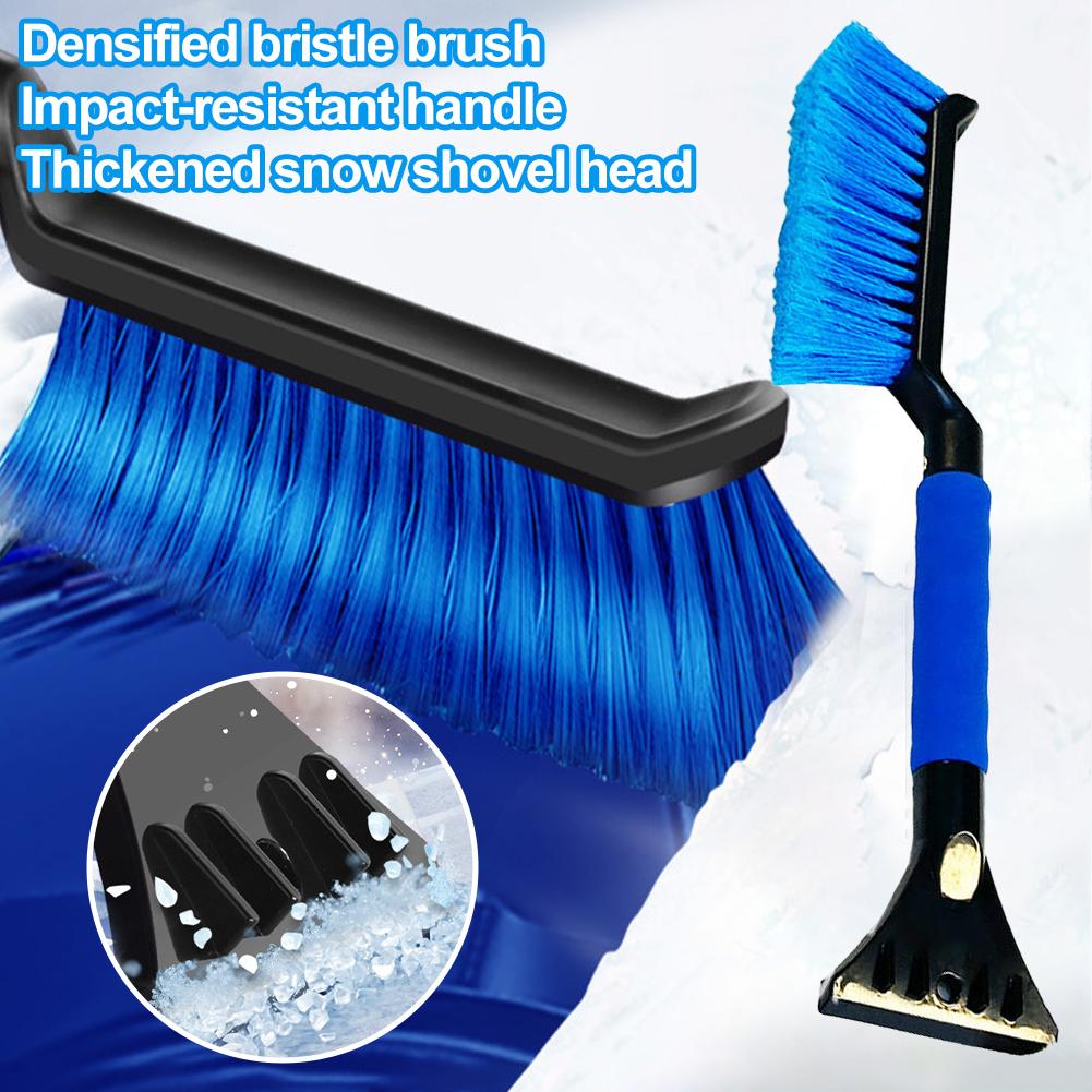 2 In 1 Car Snow Brush And Ice Scraper Car Scraper Snow Ice Foam Cleaner Ice Snow Scraper Grip Brush Car Brush Ergonomic Win A8M0
