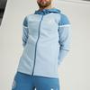 Puma Manchester City Football Casuals Hooded Jacket Color Block Logo Design Casual Long Sleeve Jacket Men jackets Blue 772904-20