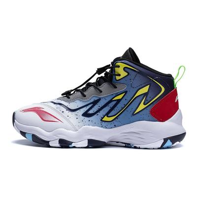 Li Ning Childrens Mantis Fist 1.5 Comfortable Versatile Non-Slip Wear-Resistant Rebound Mid-Top Basketball Shoes Kids Basketball Shoes YKBT010-3