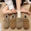 Retro thick-soled velvet Birkenstocks winter new fluffy cotton shoes thickened warm snow boots