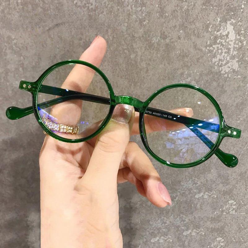 Round Reading Glasses Ultralight Small Frame Presbyopic Eyeglasses Blocking Blue Light Hyperopia Eyewear +1.0..+4.0