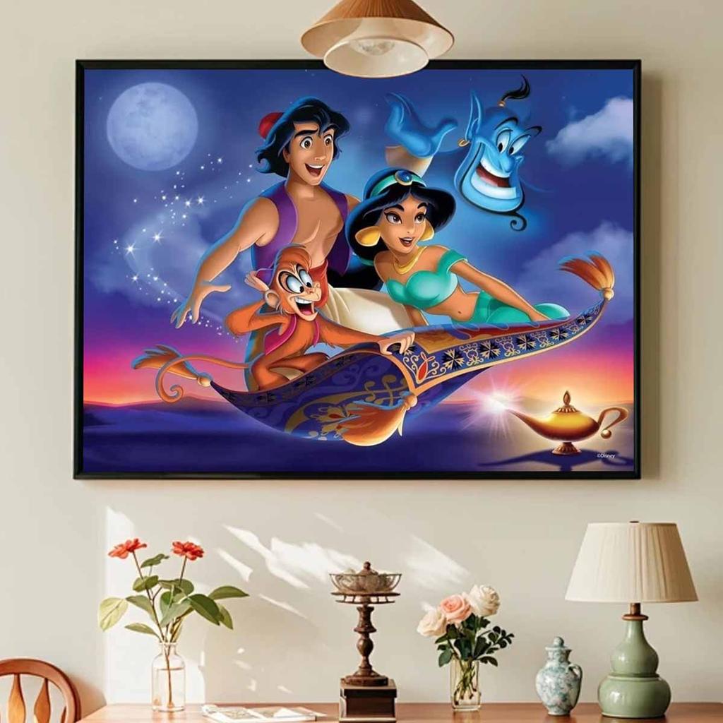 Full Round Diamond Painting Beautiful Princess Art Rhinestone Picture Mosaic DIY 5D Cross Stitch Embroidery Home Decoration