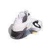 Adidas Originals STREETBALL J Slip Resistant Abrasion Resistant Low top Children's Basketball Shoes Gray White Sneakers EE8303