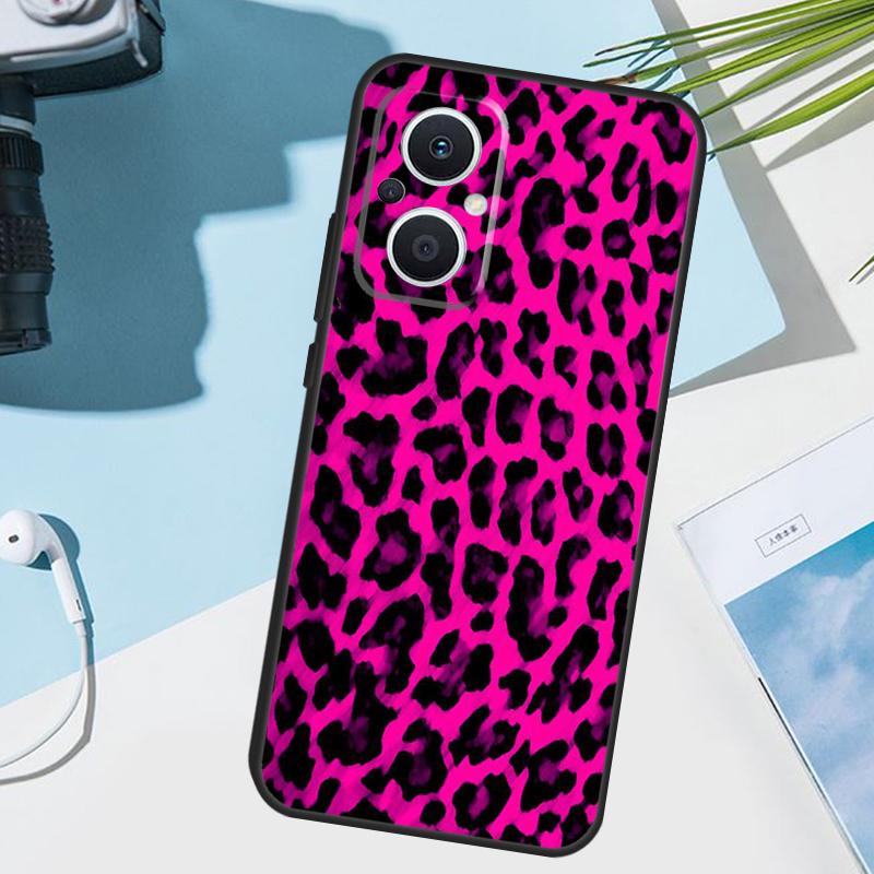Leopard Print Phone Case For OPPO Find X6 X3 Pro X2 Neo X5 Lite Reno 7 3 2Z 4Z 5Z 8T 4 5 6 8 Lite Cover