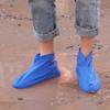Rain Boots Covers Waterproof Non Slip High Tenacity Latex Shoe Covers Foldable Elastic Fit for Hiking Camping Outdoor Travel Safety Footwear