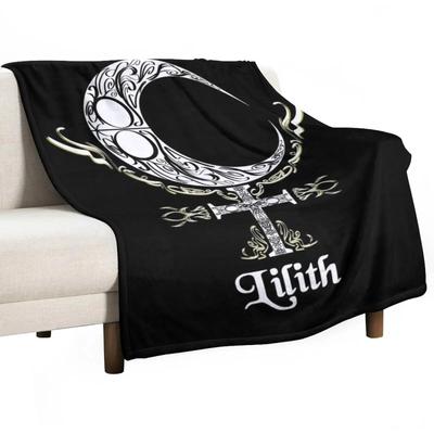 Simbolul lui Lilith Pătură Decorativă Pătură de Aruncat Material Flanel