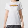 Puma T-shirt z nadrukiem literowym, z krótkim rękawem, damski top, biały 630565-02