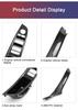 Suitable for Carbon Fiber Inner Handle F10 F11 F18 5Series Armrest Pull Trim Cover 7 Pcs Set 51417225875 51417261933 51417225879