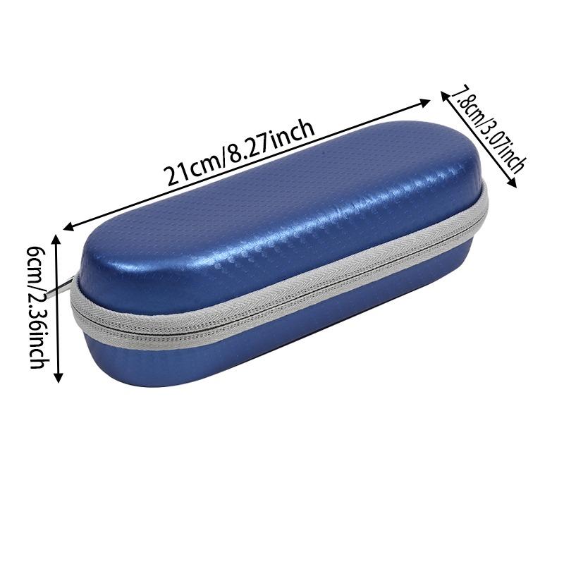 Shockproof & Waterproof Electric Toothbrush Travel Case EVA Protective Organizer For Brushes Heads Charger-1Pc Large Capacity