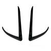 Front Bumper Cover Wind Knife for Tesla Model Y 2017-2024 ABS Glossy Black Fog Lamp Trim Carbon Look Blade Trim Light Eyebrow