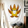 One Piece Jolly Roger Logo Wall Tapestry Aesthetic Wall Hanging Printed Fabric Blanket Decorative Tapestries For Bedroom Living Room Home Decor