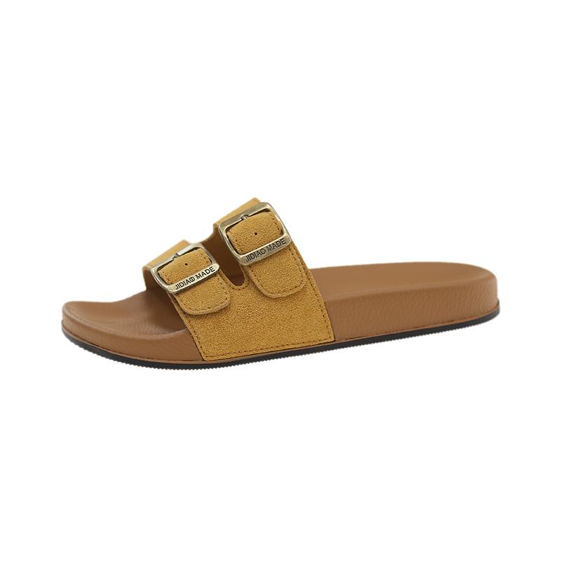 Classic Cork Slippers Women Fashion Soft Thick Sole Cork Slippers Summer Beach Sandals Home Open Toe Flat Shoes Slides Women