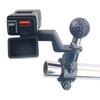 Double  USB Motorcycle Phone Charger 6.8A Fast Charging with Voltmeter Waterproof Motorcycle USB Charger Simple Installs