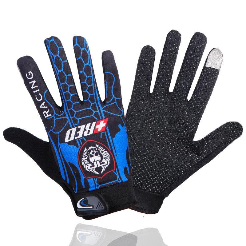 Cycling Gloves Men and Women's Spring Outdoor Sports Frisbee Cycling Breathable Sun Protection Non-slip Long Finger Touch Screen Thin Gloves